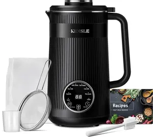 8 in 1 Nut Milk Maker Machine, Electric Bean Nut Milk Machine Oatmilk Maker Almond Maker, Homemade Plant Based Milks and Non Dairy Beverages, 32oz Juice Machine with Delay Start/Keep Warm/Boil Water