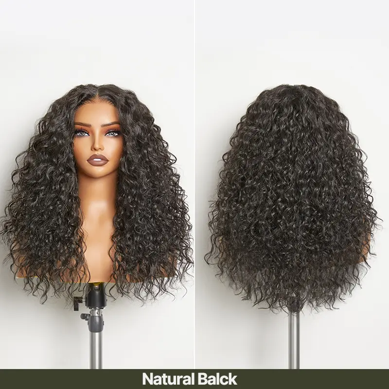 [Special Deal] Frodio Veralux™ Blend Human Hair Curly Wig Middle Part Pre-Cut Lace | Ready To Wear #summervibes