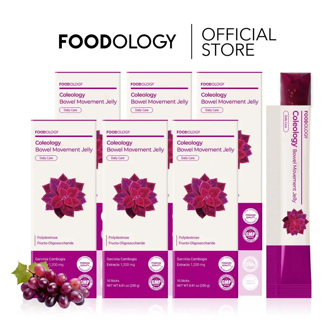 [FOODOLOGY] Bowel Movement Jelly 60 days | Gut Health, Debloat, Digestive Wellness Gummies