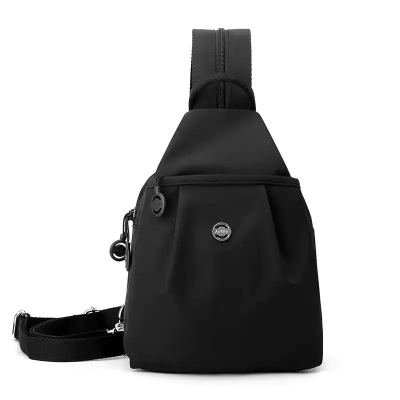 Fashion Oxford Cloth Casual Backpack Lightweight Work Tote with Multiple Compartments for Travel & Work Organize Zipper Closure Durable Tote bag High-End Niche Design Large Capacity Messenger Bag Chest Bag