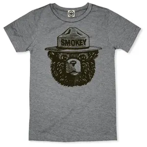 Men's Smokey The Bear Graphic Tee T-Shirt Cotton Fabric