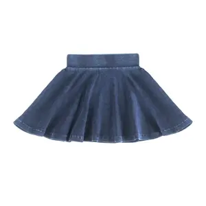 Wash Denim A line Skirt