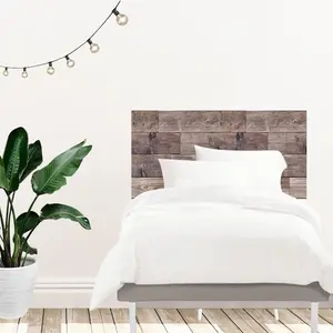 Rustic Wood Plank Wall Decal Panels | Faux Pallet Headboard Wall Sticker