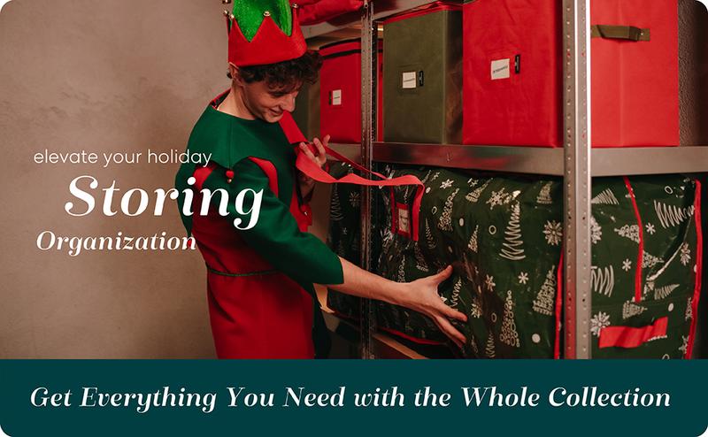 [New Deal] Christmas Tree Storage Bag - Stores 7.5 Foot Artificial Xmas Holiday Tree, Durable Waterproof Material, Zippered Bag, Carry Handles. Protects Against Dust, Insects and Moisture.