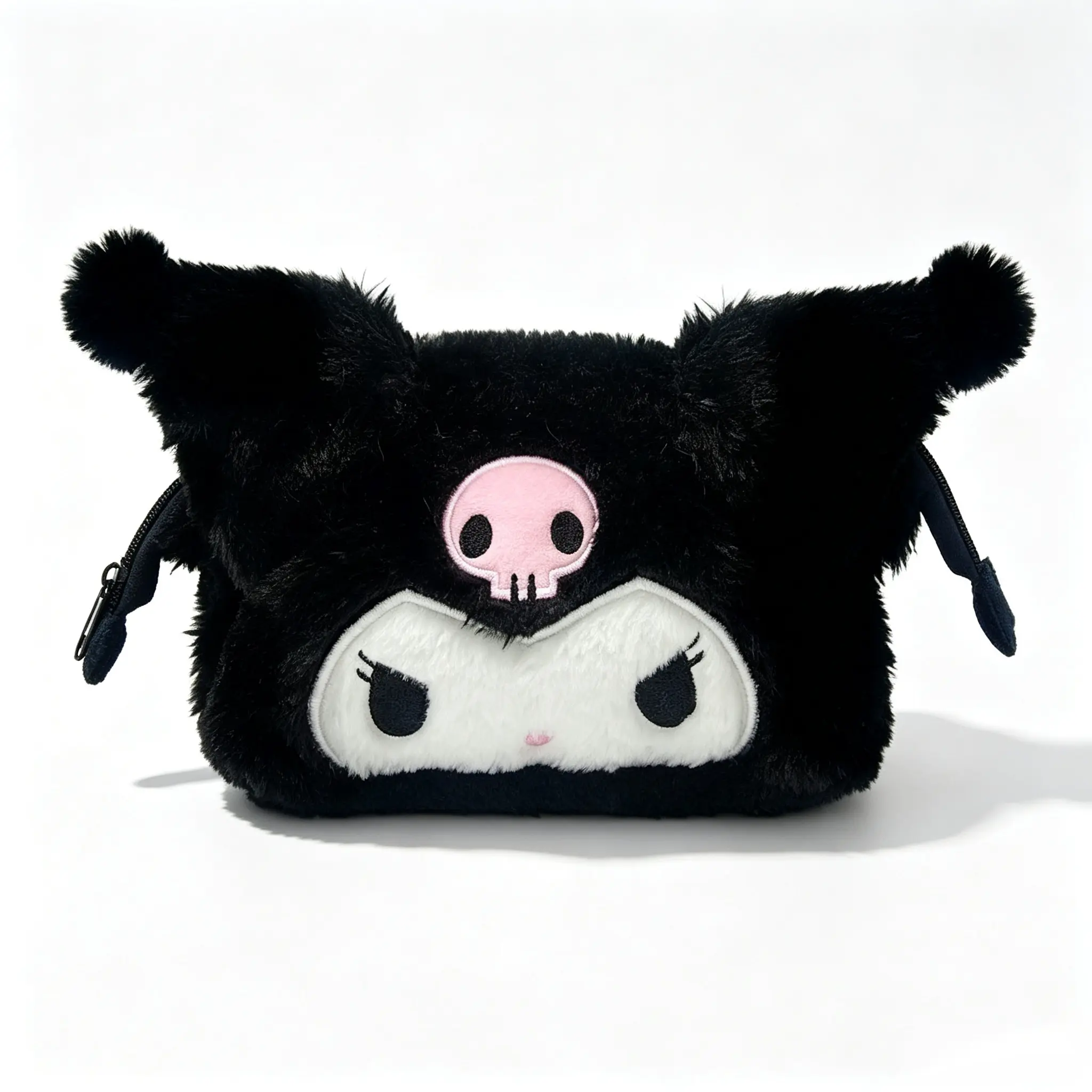 Sanrio Makeup Bag, Edgy Cartoon Cosmetic Organizer, Handy Carry‑All For Animation Enthusiasts Short Journeys