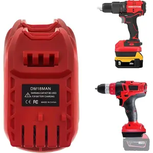 2024Battery Adapter for Craftsman 20V V20 Cordless Tools, Converter for DeWalt 20V MAX and for Milwaukee M18 18V Lithium Battery