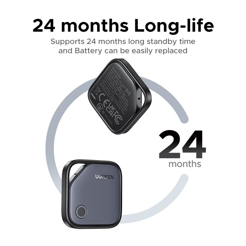 UGREEN Finder Tag Compatible with Apple Offcial Chip (for iOS Only), Anti-lost for Car Key Wallet Luggage Passport with Alarm& Left-Behind Remind Slim Bluetooth Tracker,Gps Signal Protector Smart Tracking ,TikTokShopBlackFriday ,#TikTokShopHolidayHaul