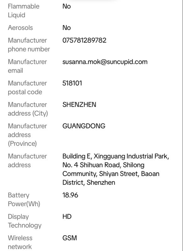 NUU N10 Unlocked Android Smartphone 6.6" 90Hz Display 8GB RAM 128GB Storage Black Phone with 18.96 Wh Lithium-Ion Battery