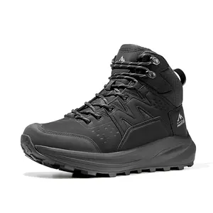 NORTIV8 Men's Lightweight Cap-Toe Waterproof Hiking Boots - Sports & Outdoor Trekking