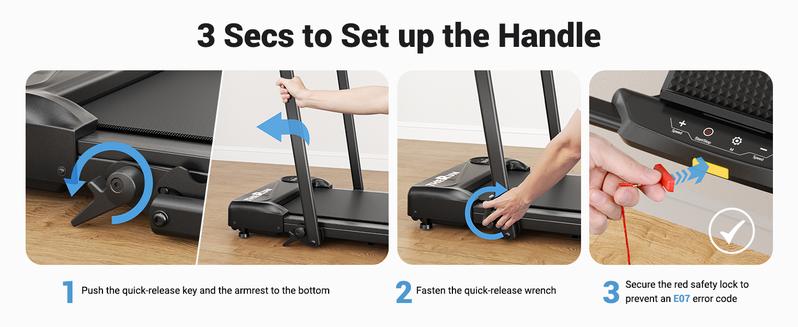 Foldable Walking Pad Treadmill with Handle, Low-Noise Motor 300 lbs Load Shock Absorption LED Display & Remote Control Compact Treadmill for Home & Office Exercise Foldable Walking Pad Treadmill with Handle, Low-Noise Motor 300 lbs Load Shock Absorption LED Display & Remote Control Compact Treadmill for Home & Office Exercise