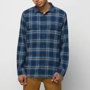 Vans Men's Straight Hem Melange Flannel Shirt *CLEARANCE*