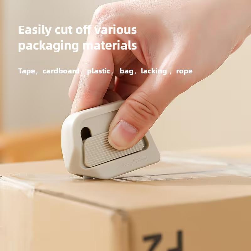 Multifunctional Box Cutter: Safe & Hand-Friendly, All-in-One for Unboxing, Can Opening & Paper Cutting, Super Convenient for Daily Use
