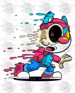 Urban Cartoon 26 DTF Transfer