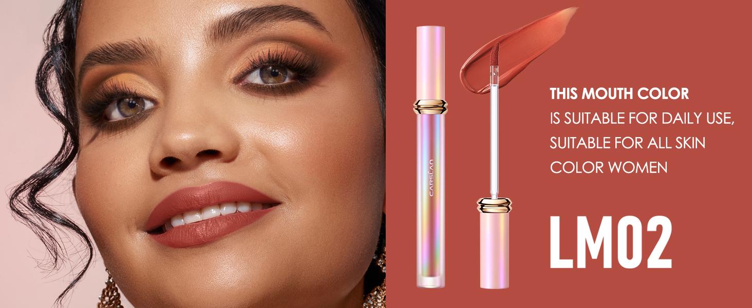 CARSLAN Matte Liquid Lipstick Long Lasting Highly Pigmented Lip Color Make Up For Women Lightweight Smooth Summer Full Coverage Lipgloss Makeup Carlan Sweet Kiss Smudgeproof CARSLAN Matte Liquid Lipstick Long Lasting Highly Pigmented Lip Color Make Up For Women Lightweight Smooth Summer Full Coverage Lipgloss Makeup Carlan Sweet Kiss Smudgeproof