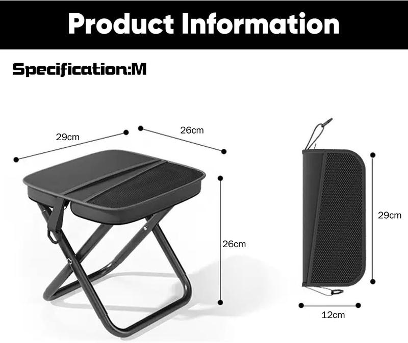 Camping Chairs, 1.2 lbs ultra light, Max Load Capacity 250lbs, Portable outdoor folding chair with pocket, For Queuing, Fishing, Hiking Tours, Outdoor Activities Camping Accessories, Camping supplies, best New Year's Day gift