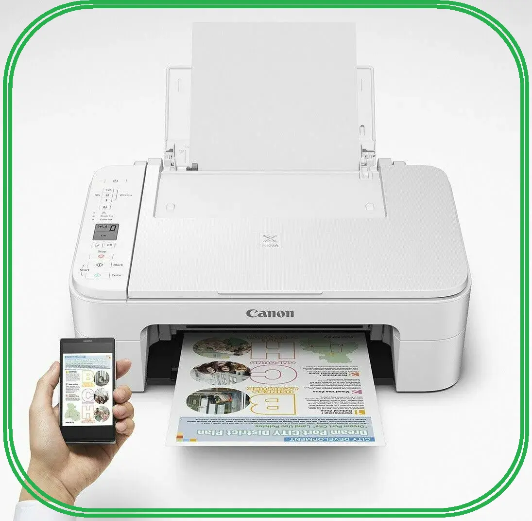 New Canon 3722 (3522) Wireless Printer-Copy-S
