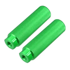 Pair Aluminum Alloy Rear Foot Pegs Footrests Universal for BMX MTB Bike Bicycle Fit 3/8 Inch Axles