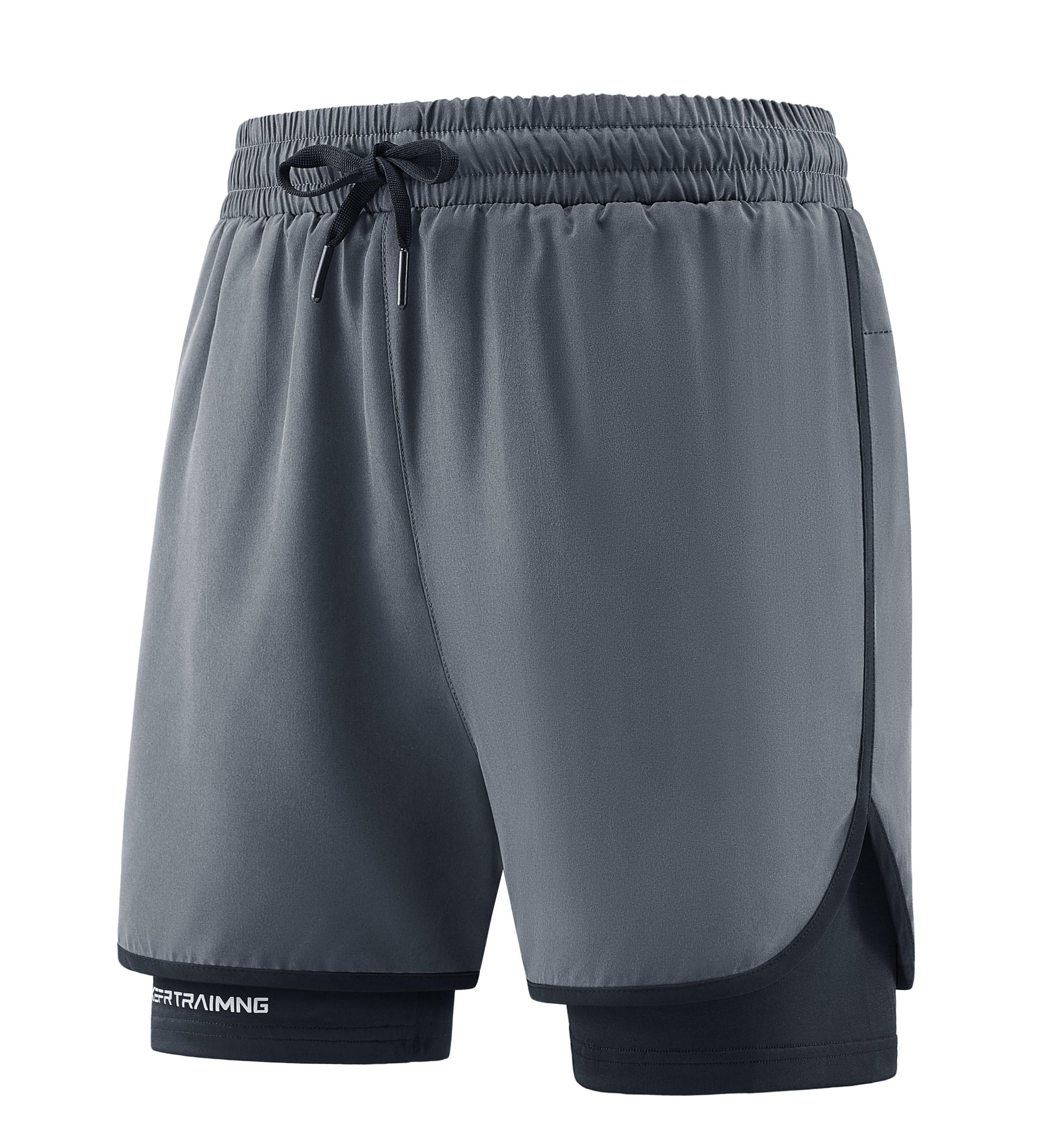 Newly upgraded, men's quick-drying sports shorts Pro, inner pocket design - elastic and comfortable fitness pants, men's summer outdoor sports shorts.fit Newly upgraded, men's quick-drying sports shorts Pro, inner pocket design - elastic and comfortable fitness pants, men's summer outdoor sports shorts.fit