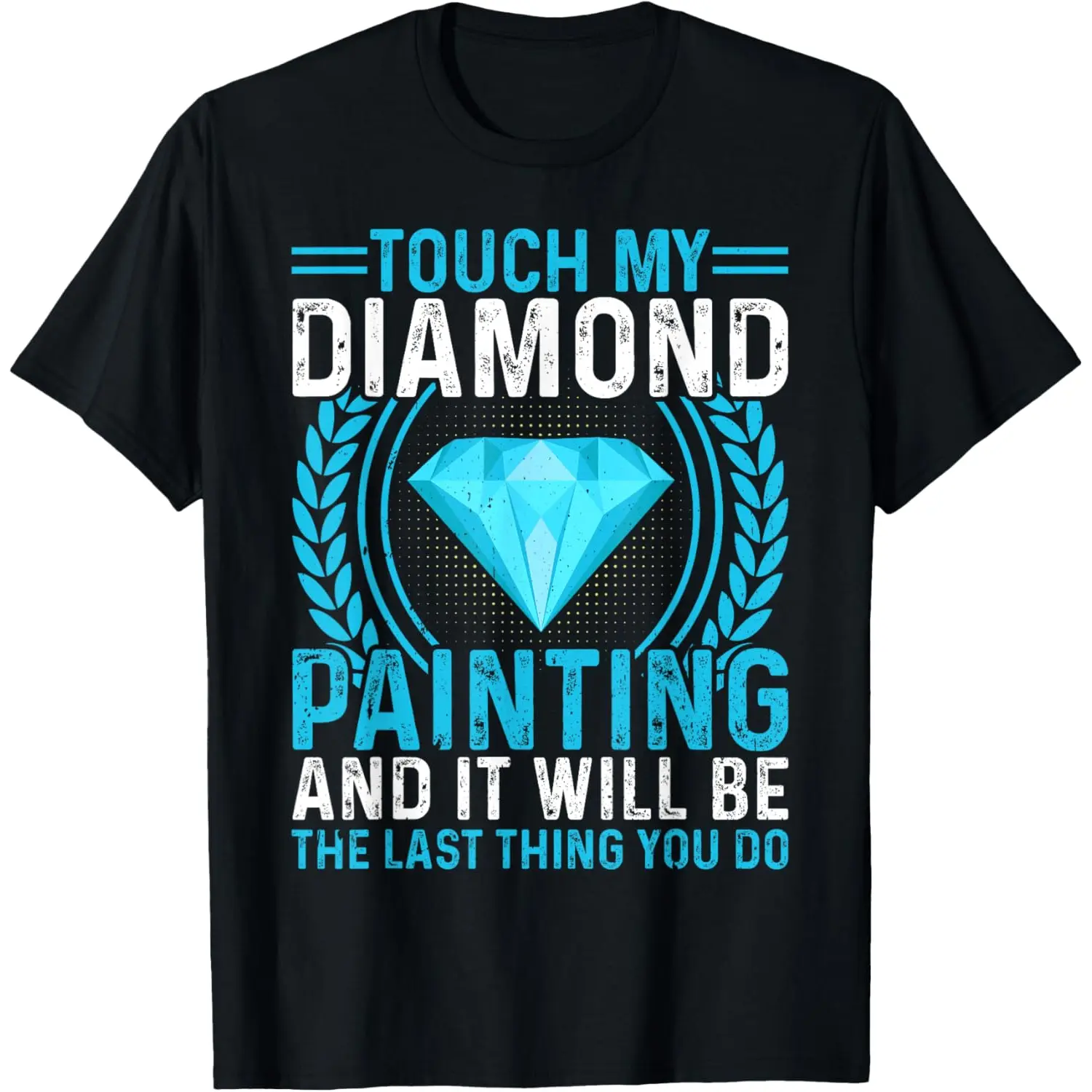 Graphic Tees I love Diamond Painting Diamond Art Gem Paining T-Shirt