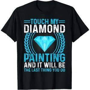 Graphic Tees I love Diamond Painting Diamond Art Gem Paining T-Shirt