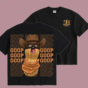 Peanut Bungulator Goop Hoodie – Funny Cowboy Peanut Graphic Hoodie, Unisex Streetwear Pullover, YouTuber Fan Merch, Casual Oversized Hoodie