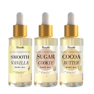 Donut Cookie Body Oil, 30ml/Box, Hydrating And Nourishing Massage Oil For Fading Dark Spots And Hyperpigmentation, 30ml, Compact Travel Size, Nourishing. Milk, Cocoa Butter, Vanilla