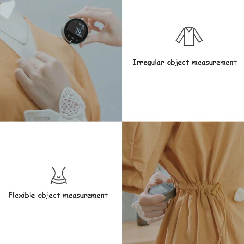 Electronic Ruler Rechargeable 8 Functions Rangefinder HD LCD Screen Long Standbuy Multifunction Ruler Tool