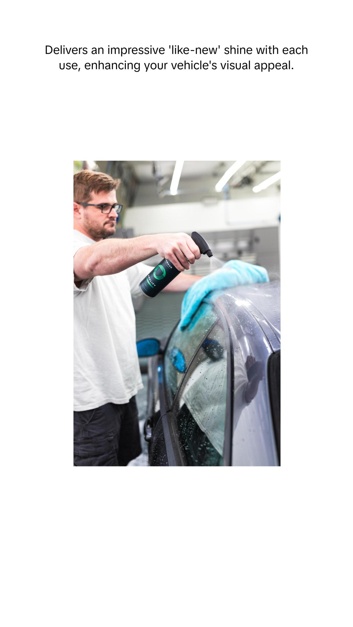 Armour Detail Supply - Amplify Ceramic Detailer: Quick & Easy Gloss Enhancement | Streak-Free, Hydrophobic Formula | Safe on All Vehicles