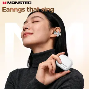 Earbuds for Music,Clip On Wireless Headphones with 2025 Bluetooth 6.0 for Faster, Stable Connection & Low Power Use, DT6.0 Pulse Directional Tech, 360° ACS Panoramic Sound, IPX5 Waterproof Audio Earbuds,Comfortable for Sports freedom accessory