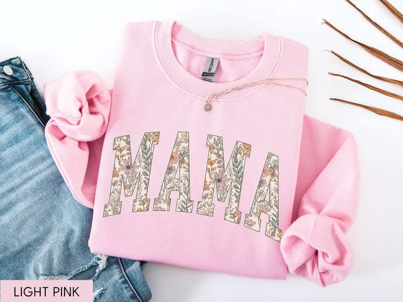 Mama Sweatshirt, Mama Sweater, Floral Mama, Mothers Day Gift, Cute