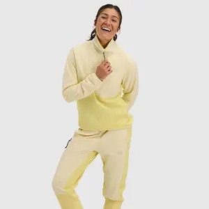 Women's Tribrid Grid Fleece Pullover Jacket 1/2 Zip