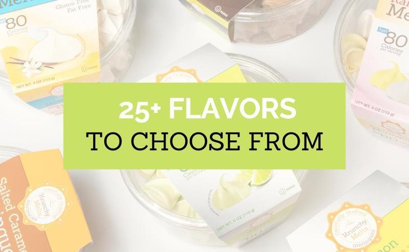 Krunchy Melts Original Meringue Cookies | S'mores Flavor | Only 90 Calories Per Serving | Fat Free, Gluten Free, Dairy Free (4 Oz)