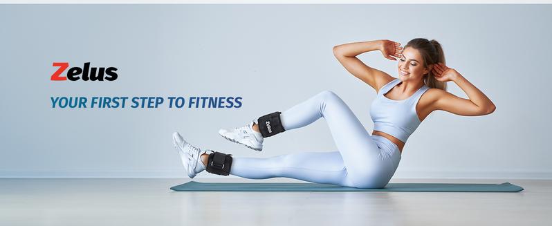 【JumpstartSale】ZELUS 1 Pair Adjustable Sculpting Ankle Weights-Lift Your Glutes, Tone Your Legs & Arms – 4/5/6/10lbs Weight Set with Removable Sandbags, 1–5 lb per Strap for Gym, Yoga, Jogging & Walking