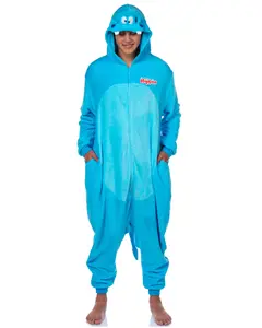 Hungry Hungry Hippos Game Kigurumi Costume Union Suit Fleece Adult One Piece Pajama Outfit