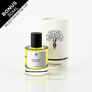 Eternal Perfume Oils – Midnight Truffle Perfume Oil, Deep & Long-Lasting Unisex Scent | 50ml with Bonus 30ml Bottle of Your Choice