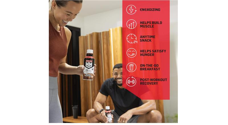 Genuine Protein Shake, Chocolate, 25g Protein, 11.16 Fl Oz (Pack of 12), Packaging May Vary