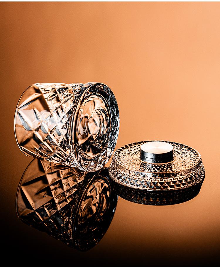 360° Rotating Crystal Glass Cup, Star-Cut Spinning Whiskey & Wine Glass, Elegant Stress Relief Drinkware, European Style Bar Glass Set, Premium Gift Choice, Whiskey Tumbler