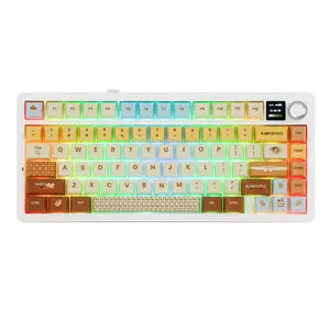 EPOMAKER X AULA F75 Max 75% Layout Gasket-mounted Wireless Mechanical Keyboard with TFT Screen and Knob for PC/Mac/Linux