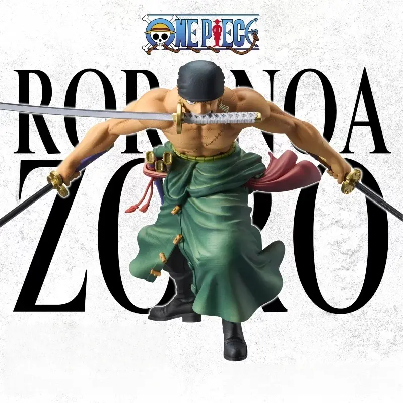 19cm Grandista Series Roronoa Zoro II Official Anime Figure PVC Collectible Figurine Table Ornament Fan Collection Holiday & Birthday Gifts