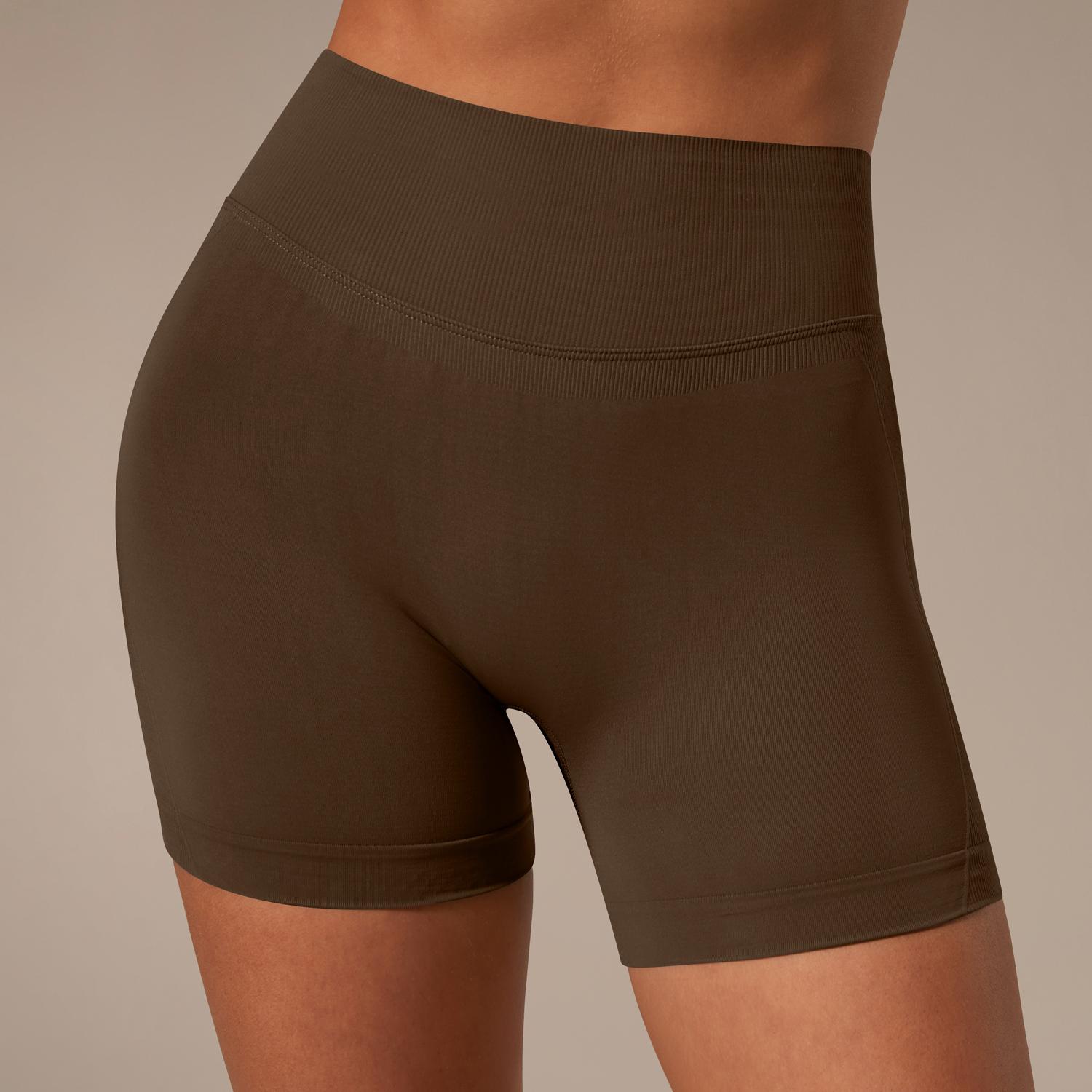 TIMEOFF Women's Slim-Fitting Biker Shorts for Women - Stretchy Seamless Fabric, Contour Design for Curve Enhancement, Secure No-Ride-Up Fit, Ideal for Yoga, Gym Workouts, Shorts Women