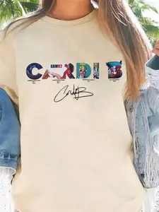 [Sale Up To 30_] + [Free Ship] CARDII Graphic T-shirt, Miss Drama Shirt, Rap Queen, Gift For Music Fans Shirt