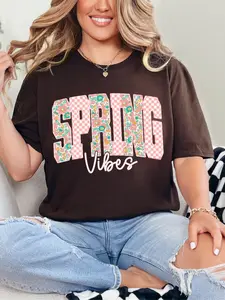 Spring Vibes ~ Unisex Short Sleeve T-Shirt Gildan Softstyle Printed in the USA