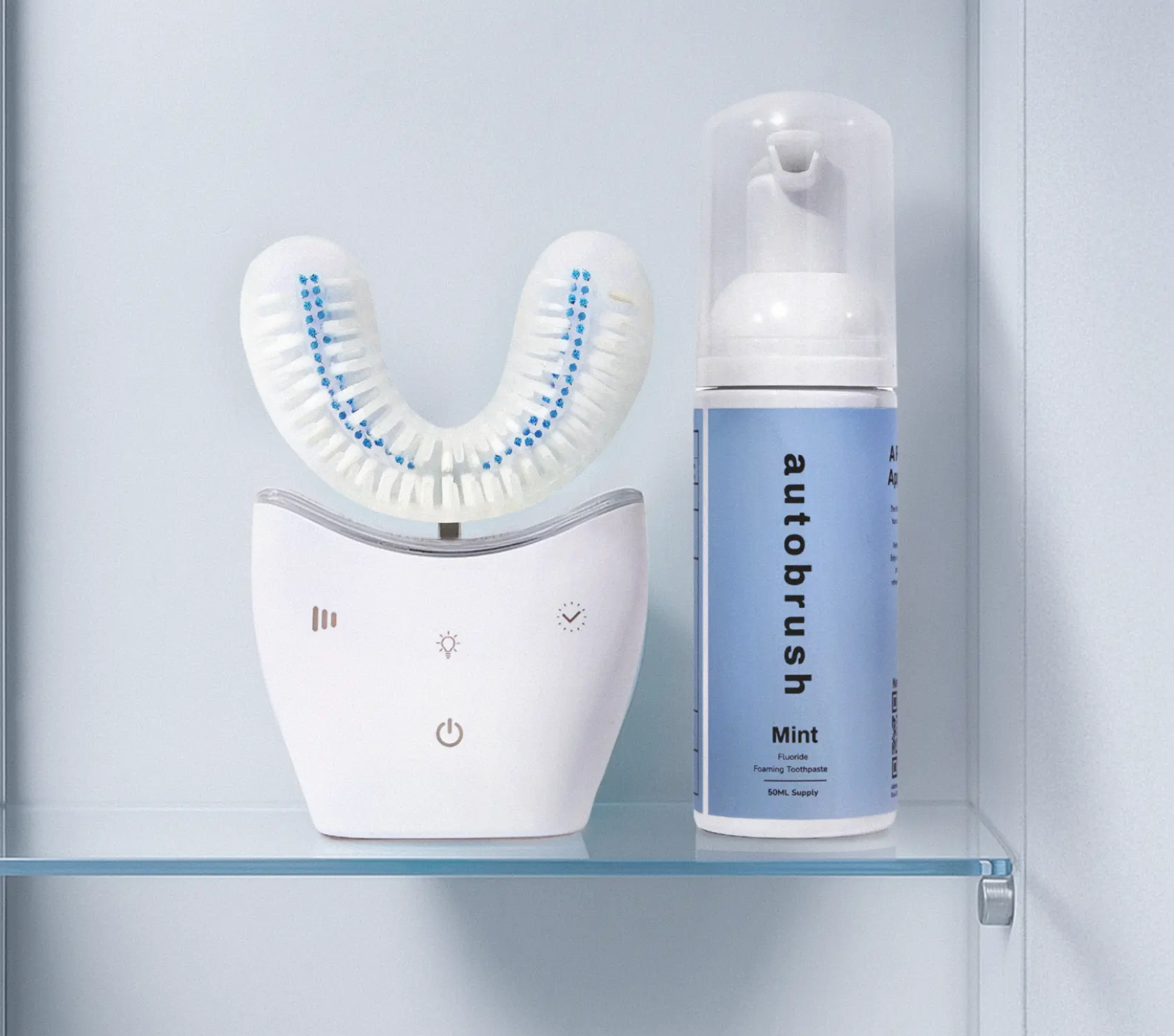 Autobrush Sonic Pro Bundle | ADA-Accepted U-Shape Electric Toothbrush | Full-Mouth Clean in 30 Sec | 3 Cleaning Modes