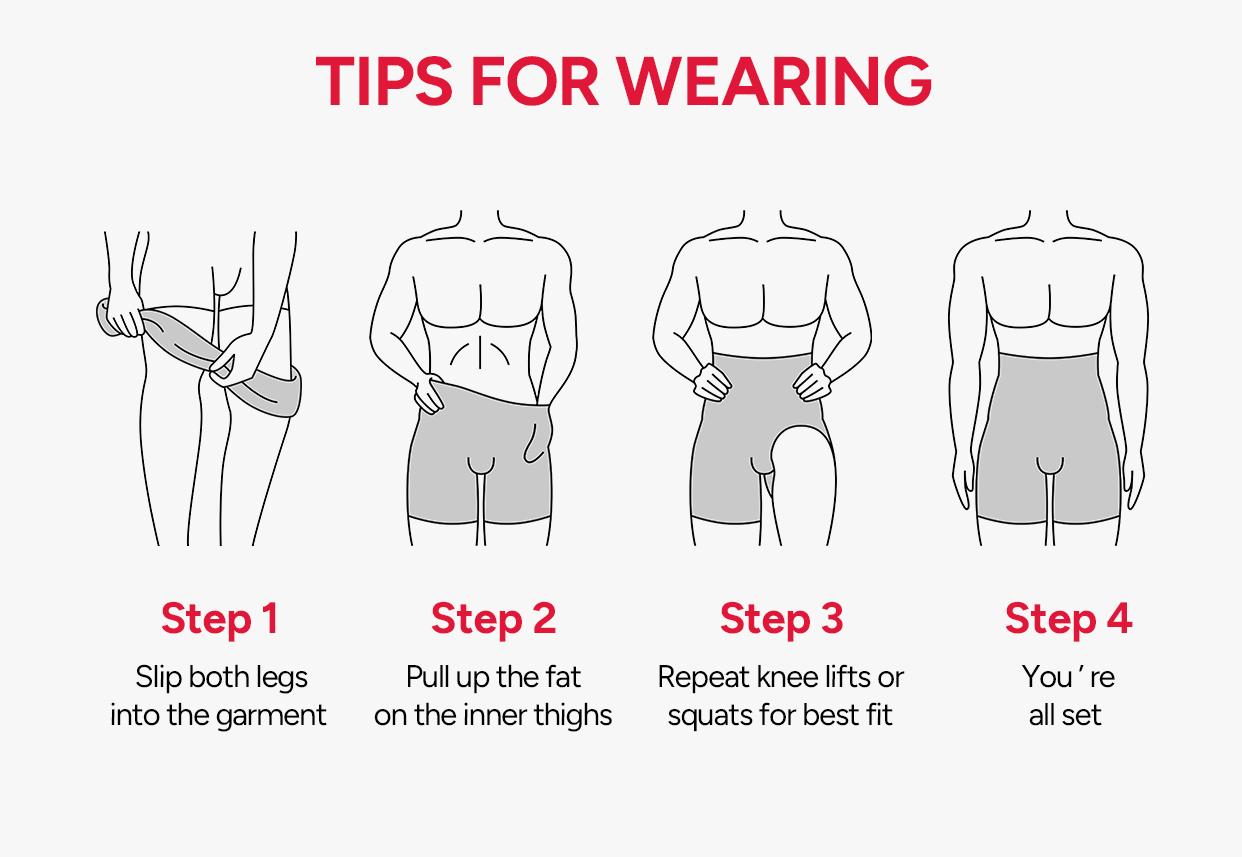 【Nebility】 Men's Seamless Tummy Control Boxer Briefs - High Waist Underwear Sports Shapewear Menswear  Fitness Suit SpringStatements