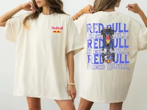 Comfort Colors Red Bull RB22 T-Shirt, F1 Vintage Tee, Racing Graphic Shirt, Fashion Cotton, Crewneck For Men, For Women, Menswear Cotton Fabric