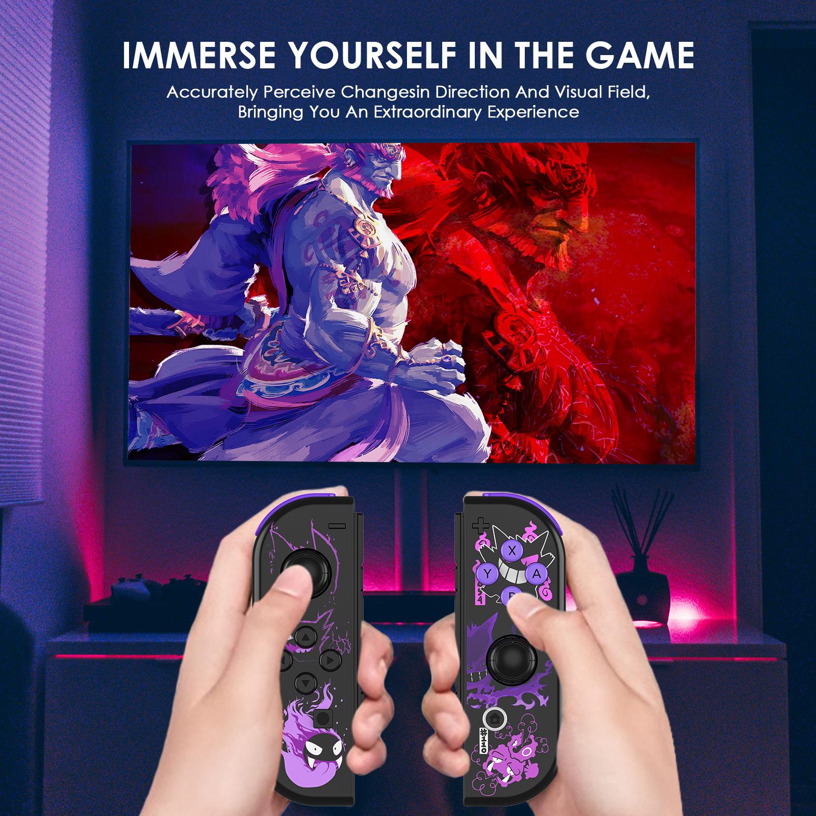 Wireless Joycon Compatible with Switch/Lite/OLED, Game Pad For Switch Console, Wireless Replacement for Switch Joypad Controller Joystick