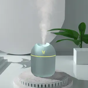 Office AC dryness solved!  This chic sky-blue humidifier doubles as decor—soft mist, warm LED glow, USB-powered. The perfect minimalist addition to your desk, beating dry air in style!