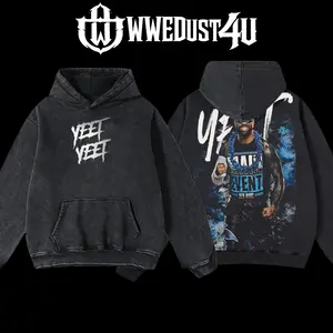 WWEDust4U Jey Uso Main Event YEET Hoodie Oversized Pre-washed 100% Cotton Limited Edition US-made for Streetwear Lovers Classic Fit Premium Fabric