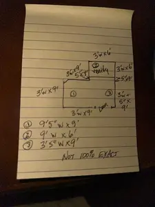 Custom "Lucky" Vivian Ferne Wallpaper Wall Mural to be made in continuous design 9' tall x 22' wide as pictured below