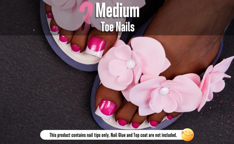 MUTIOVO French Tip Toe Nail Tips Press on Sharp Square Pre-Designed Soft Gel False Toenail Extension BERRY PINK Pre-applied Tip Primer Base Coat Full Cover Acrylic for DIY x 15 Sizes 240 pcs NO GLUE TOP COAT AND LAMP INCLUDED - Outdoorfun MUTIOVO French Tip Toe Nail Tips Press on Sharp Square Pre-Designed Soft Gel False Toenail Extension BERRY PINK Pre-applied Tip Primer Base Coat Full Cover Acrylic for DIY x 15 Sizes 240 pcs NO GLUE TOP COAT AND LAMP INCLUDED - Outdoorfun